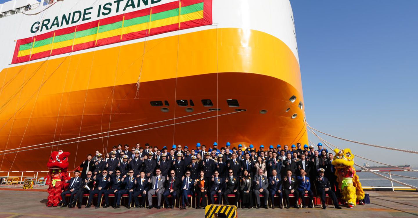 Consegnata al gruppo Grimaldi la nave Grande Istanbul